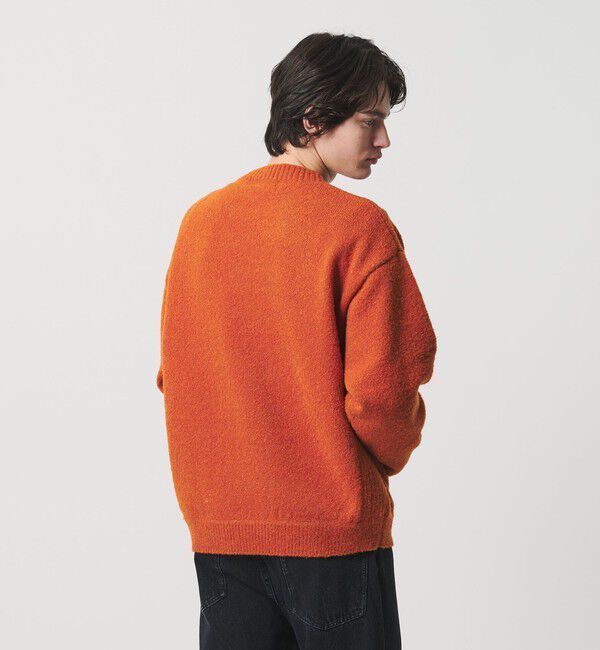 MONKEY TIME「ウール ナイロン ループヤーン クルーネック」|ニット・セーター|