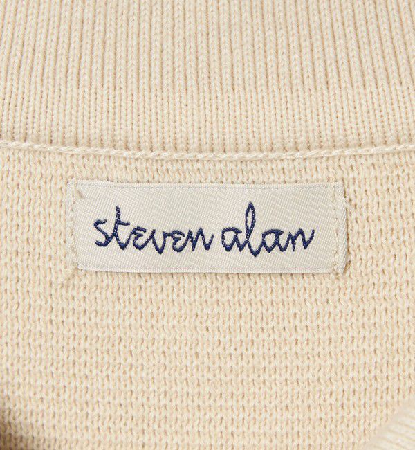 STEVEN ALAN「＜Steven Alan＞ T/C ミラノリブ ポロカラー ニット」|ニット・セーター|