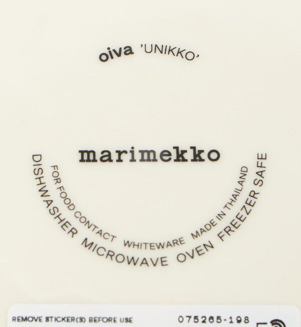 BEAUTY&YOUTH UNITED ARROWS「＜marimekko＞Unikkoプレート 20cm」|食器・キッチングッズ|
