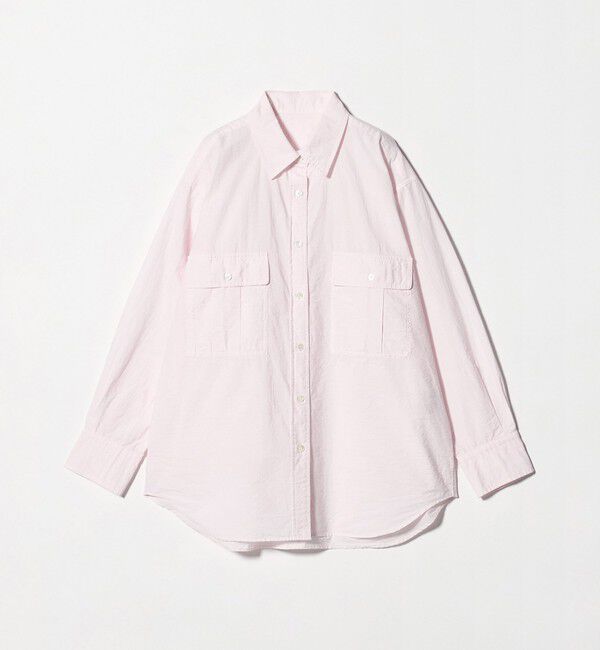 BEAUTY&YOUTH UNITED ARROWS「コットン ナイロン ワークシャツ」|シャツ・ブラウス|PINK