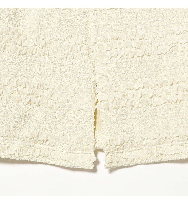 Ray BEAMS 「シャーリング ボーダー スカート」|スカート|