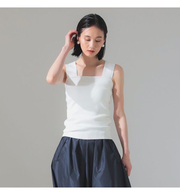 Demi-Luxe BEAMS 「【別注】スタイリスト佐藤佳菜子 &times; SLOANE / ミラノ リブ タンクトップ」|ニット・セーター|