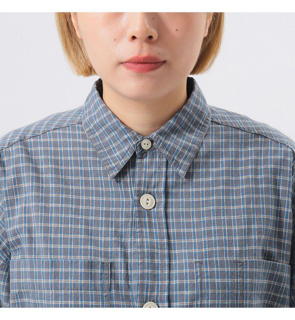 BEAMSBOY「ワーク チェック ワンピース」|ワンピース|