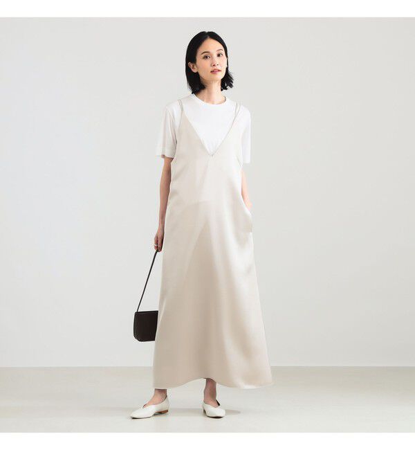 Demi-Luxe BEAMS 「ダブルストラップ キャミソール ワンピース」|ワンピース|