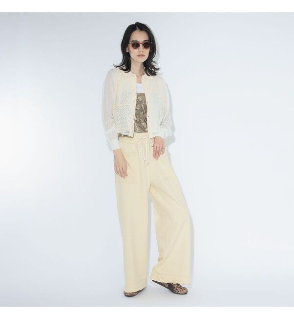 BEAMSBOY「maturely / オープン ワーク レイヤード カーディガン」|ニット・セーター|