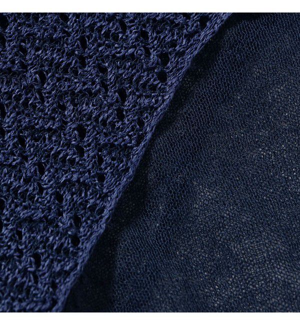 BEAMSBOY「maturely / オープン ワーク レイヤード カーディガン」|ニット・セーター|