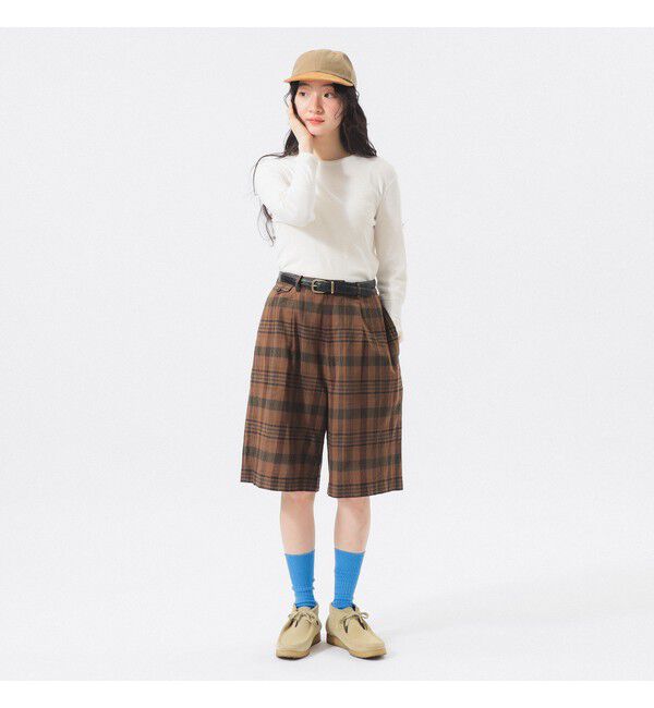 BEAMSBOY「リブ クルー 3/4」|Tシャツ・カットソー|