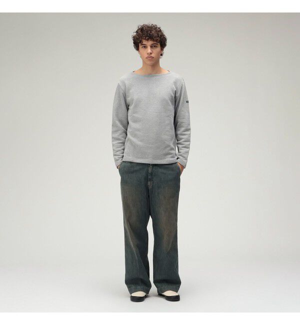 BEAMS PLUS「ダブルダイ デニム ミリタリー トラウザーズ」|チノ|