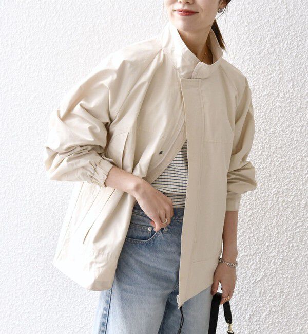 SHIPS any「【SHIPS any別注】HINSON: ショート モンスター ブルゾン 24SS ◇」|ブルゾン・スタジャン|