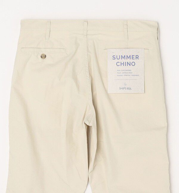 SHIPS any「SHIPS any: サマー スリム テーパード チノ パンツ 26SS◆」|チノ|