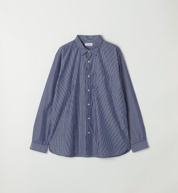 SHIPS any「SHIPS any: ストライプ / ソリッド リラックス レギュラーカラー シャツ 24SS◇」|シャツ・ブラウス|