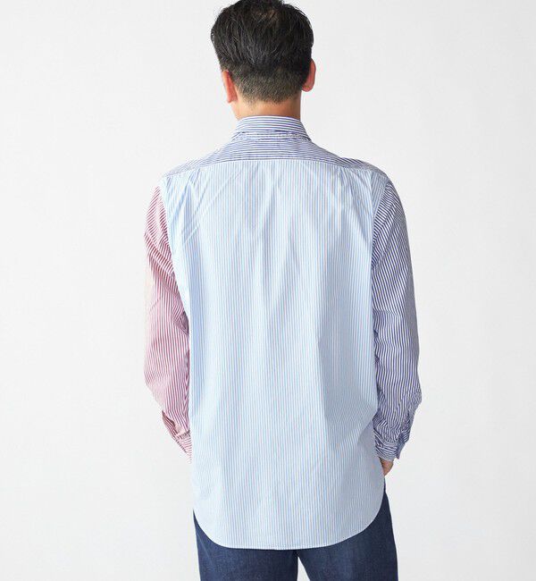 SHIPS「Southwick: Gate Label ボタンダウン ブロード ストライプ シャツ」|シャツ・ブラウス|