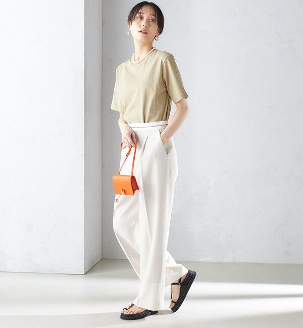 SHIPS for women「〈手洗い可能〉マーベルト デザイン ワイド パンツ」|その他|