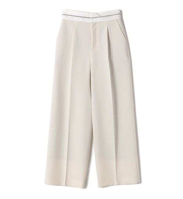 SHIPS for women「〈手洗い可能〉マーベルト デザイン ワイド パンツ」|その他|