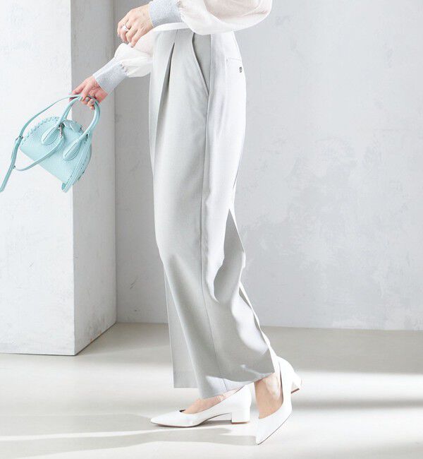 SHIPS for women「〈手洗い可能〉マーベルト デザイン ワイド パンツ」|その他|