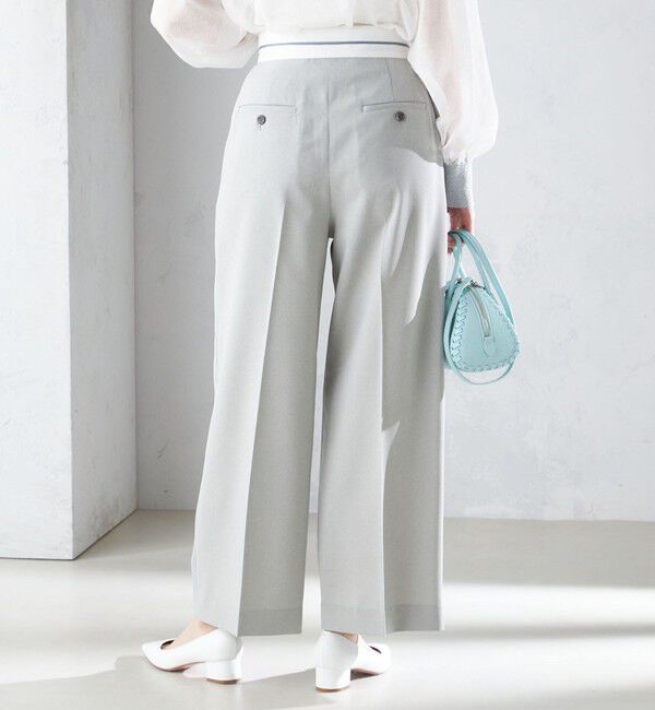 SHIPS for women「〈手洗い可能〉マーベルト デザイン ワイド パンツ」|その他|