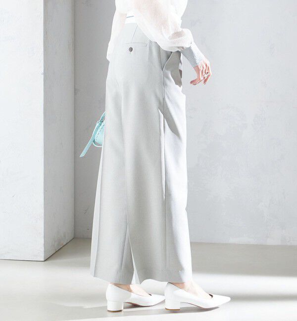 SHIPS for women「〈手洗い可能〉マーベルト デザイン ワイド パンツ」|その他|