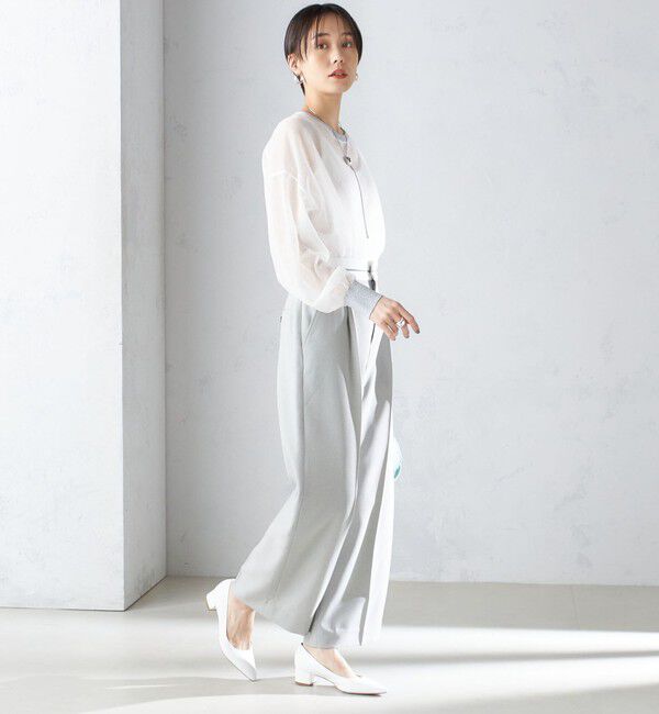 SHIPS for women「〈手洗い可能〉マーベルト デザイン ワイド パンツ」|その他|