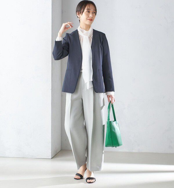 SHIPS for women「〈手洗い可能〉マーベルト デザイン ワイド パンツ」|その他|