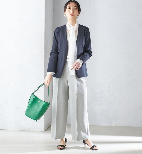 SHIPS for women「〈手洗い可能〉マーベルト デザイン ワイド パンツ」|その他|