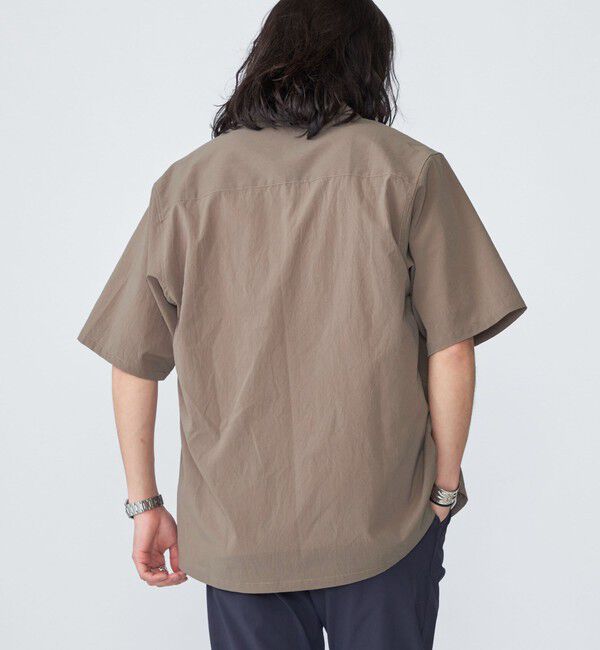 SHIPS「SHIPS:〈吸水速乾〉Micro Dot Air(R) レギュラーカラー ショートスリーブ シャツ」|シャツ・ブラウス|