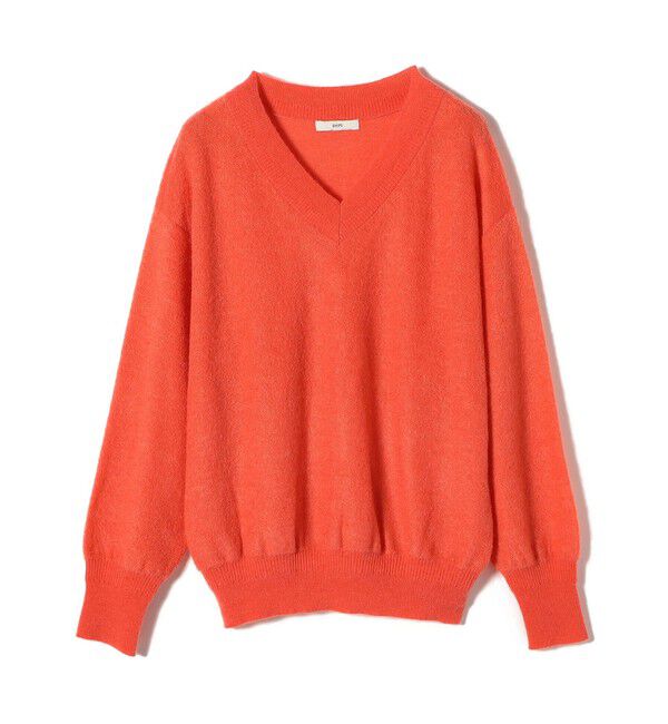 SHIPS for women「〈手洗い可能〉モヘヤ パイル Vネック プルオーバー」|ニット・セーター|