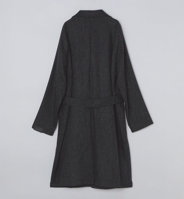 SHIPS「【 SHIPS別注】Errico Formicola: ヘリンボーン ツイード ステンカラーコート」|ステンカラーコート|