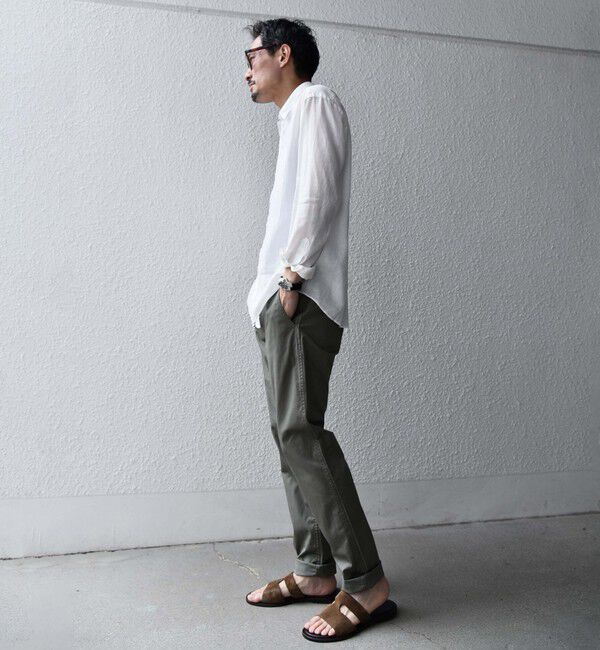 SHIPS「SHIPS: カラー テーパード スリム ライト チノパンツ」|チノ|