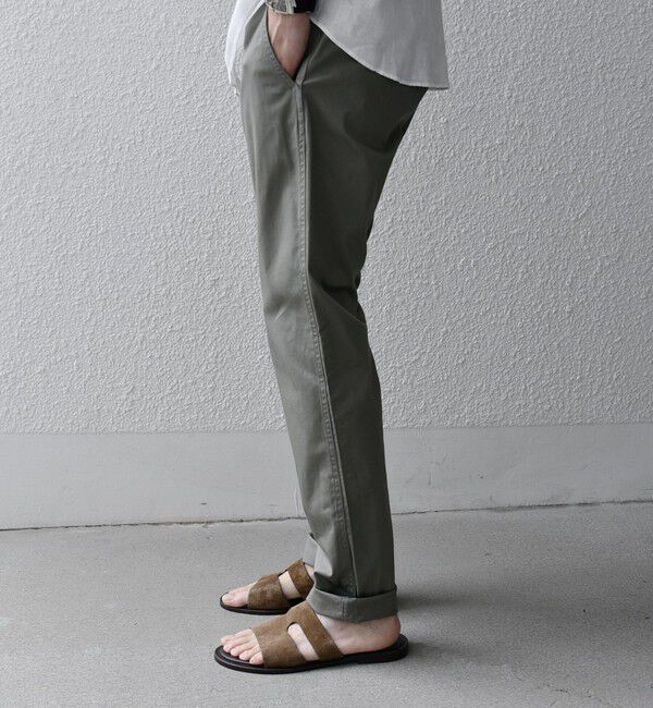 SHIPS「SHIPS: カラー テーパード スリム ライト チノパンツ」|チノ|