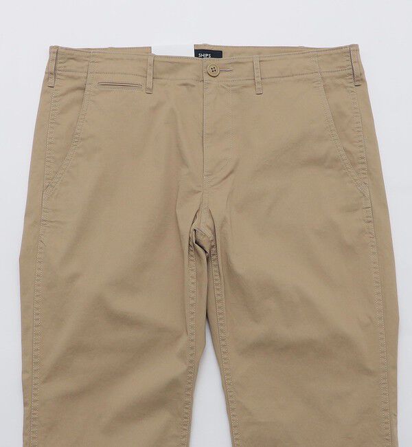 SHIPS「SHIPS: カラー テーパード スリム ライト チノパンツ」|チノ|