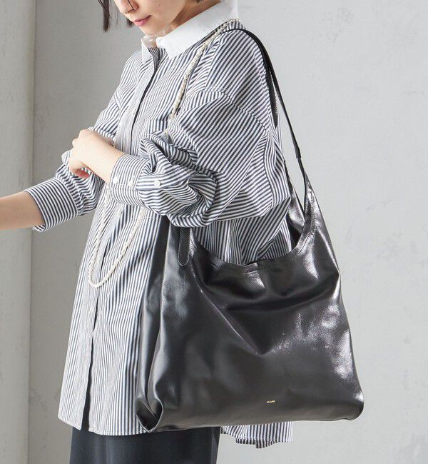 SHIPS for women「BEAURE:パーティション レザー バッグ 大」|トートバッグ|