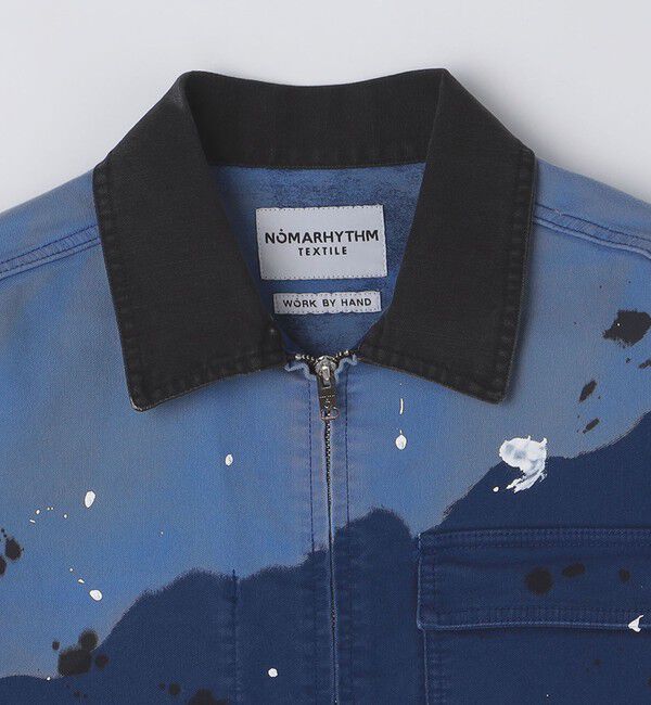 SHIPS「NOMARHYTHM TEXTILE: HAND DYED WORK JACKET」|ブルゾン・スタジャン|