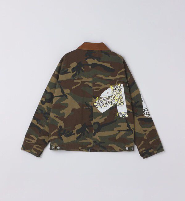 SHIPS「NOMARHYTHM TEXTILE: SIGN PRINT WORK JACKET」|ブルゾン・スタジャン|