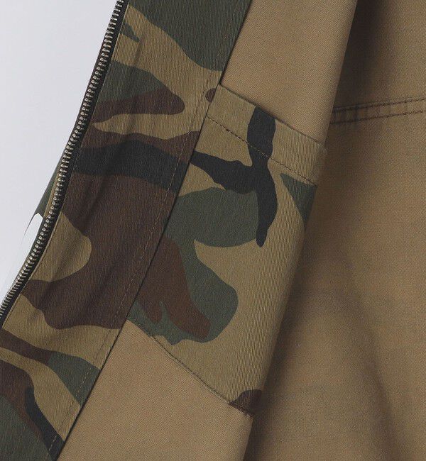 SHIPS「NOMARHYTHM TEXTILE: SIGN PRINT WORK JACKET」|ブルゾン・スタジャン|