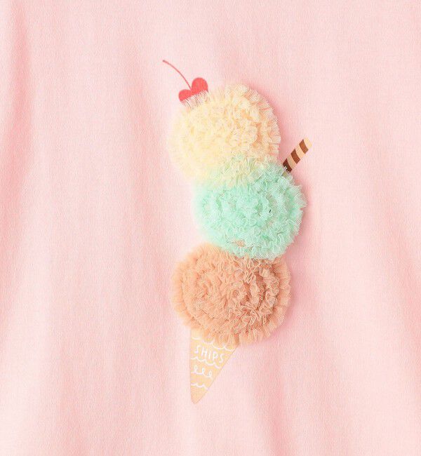 SHIPS KIDS「SHIPS KIDS:140～150cm / サマー モチーフ 半袖 TEE」|Tシャツ・カットソー|