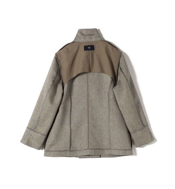 SHIPS Colors 「SHIPS Colors:〈手洗い可能〉リネン ミックス ラメ ダブル ジャケット」|テーラードジャケット|