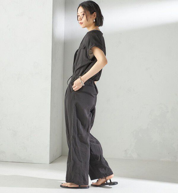 SHIPS for women「〈手洗い可能〉ダブル ポケット ミリタリー オールインワン」|オールインワン|