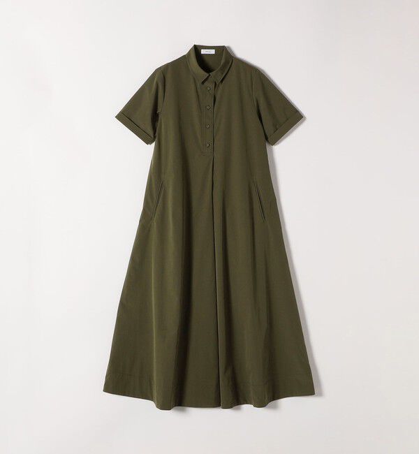 SHIPS any「SHIPS any:〈洗濯機可能〉タイプライター スキッパー フレア シャツ ワンピース」|ワンピース|