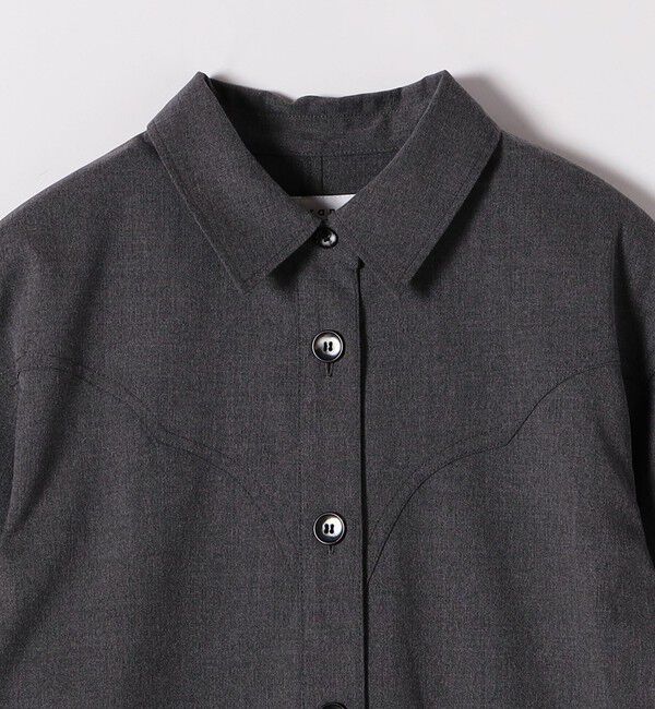 quaranciel「quaranciel:〈洗濯機可能〉レギュラーカラー ジャンプスーツ」|オールインワン|