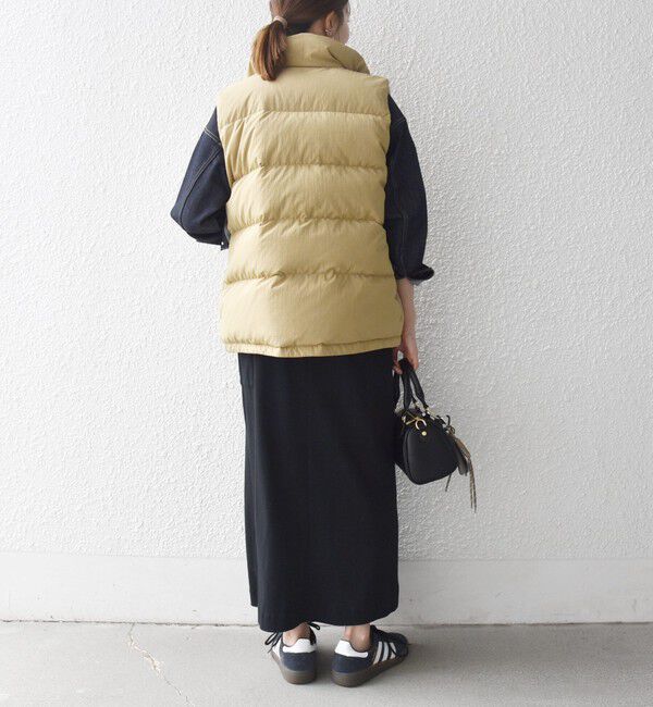 SHIPS any「SHIPS any: ナイロン スタンドカラー ダウン ベスト」|ダウンベスト・ベスト|