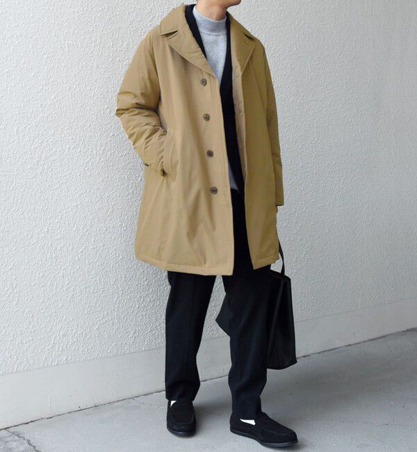 SHIPS any「SHIPS any:〈撥水/防風等〉多機能 ダウン クラシカル ミドル カーコート◇」|ダウン|