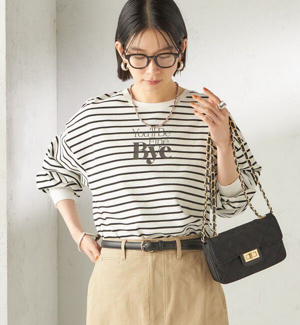 SHIPS for women「【SHIPS別注】81BRANCA: プリント ロングスリーブ TEE」|Tシャツ・カットソー|