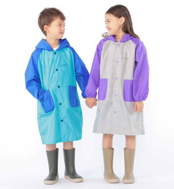 SHIPS KIDS「SHIPS KIDS:マルチカラー レインコート」|レインコート|