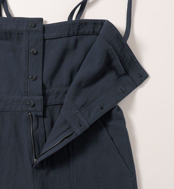 SHIPS any「《予約》SHIPS any:〈洗濯機可能〉カルゼ キャミ ワイド サロペット」|オールインワン|