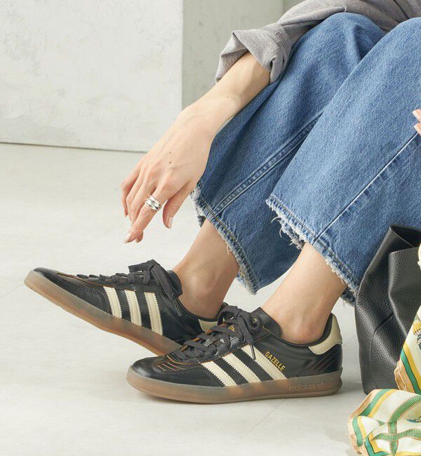 SHIPS for women「【SHIPS EXCLUSIVE】adidas originals:GAZELLE INDOOR LEATHER」|スニーカー|ブラック