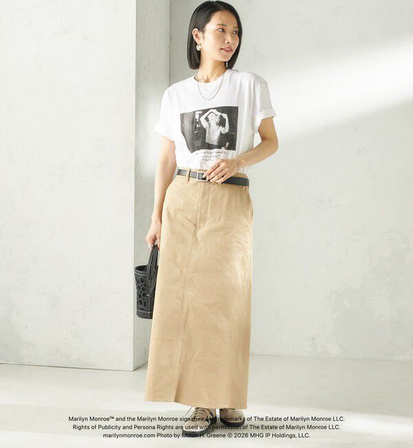 SHIPS for women「《予約》【SHIPS別注】Marilyn Monroe / フォト TEE」|Tシャツ・カットソー|