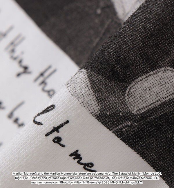 SHIPS for women「《予約》【SHIPS別注】Marilyn Monroe / フォト TEE」|Tシャツ・カットソー|