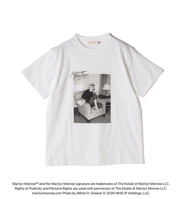 SHIPS for women「《予約》【SHIPS別注】Marilyn Monroe / フォト TEE」|Tシャツ・カットソー|