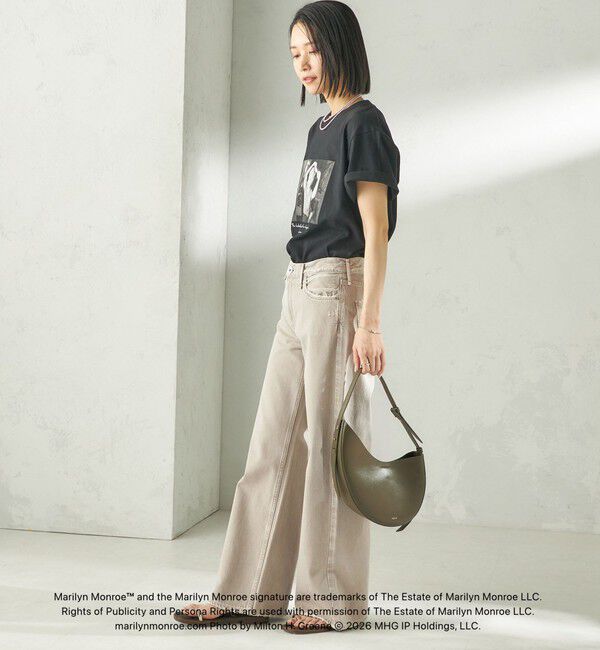 SHIPS for women「《予約》【SHIPS別注】Marilyn Monroe / フォト TEE」|Tシャツ・カットソー|