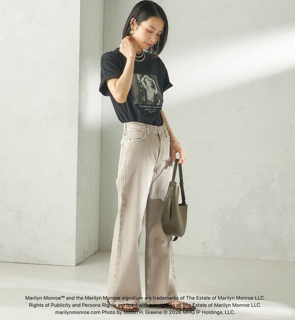 SHIPS for women「《予約》【SHIPS別注】Marilyn Monroe / フォト TEE」|Tシャツ・カットソー|